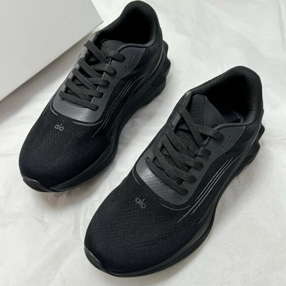 ALO Yoga Black Runner Sneakers - Picture 3 of 5